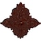 Ekena Millwork Melchor Diamond Medallion (Canopies up to 4"), 67 1/4"W x 43 3/8"H x 4"ID x 2"P, Brushed Mahogany CM70X43MLBMF - alternate 4